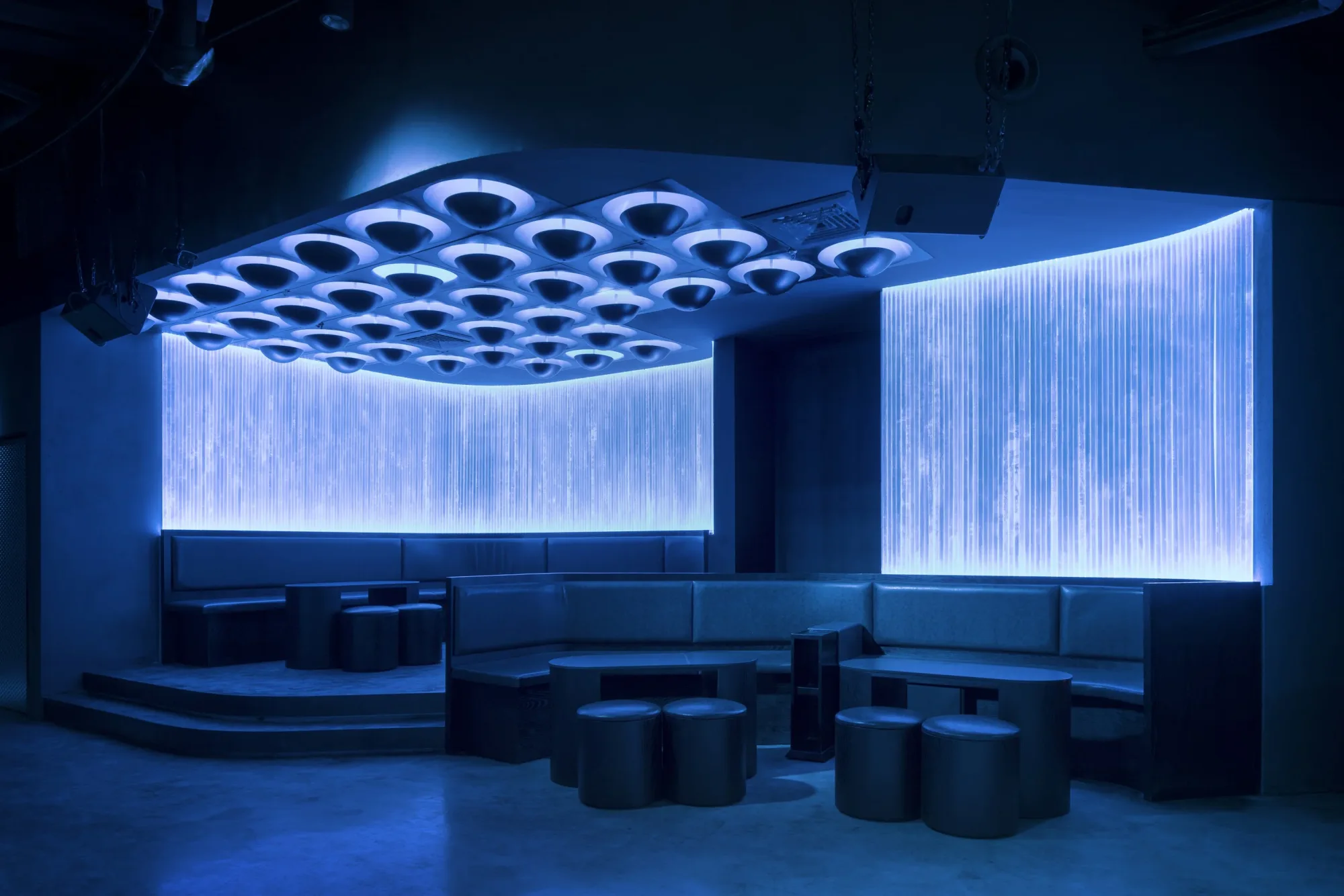 Potent Club, interior. Photo: Peter Dixie / LOTAN (www.lo-tan.com, @lotanarchphoto).