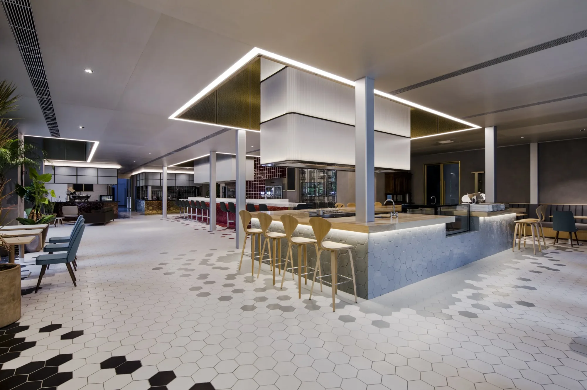 Saltimbocca Kitchen Lab, Wuhan, Cina, 2018. Foto: Peter Dixie / LOTAN (lo-tan.com).